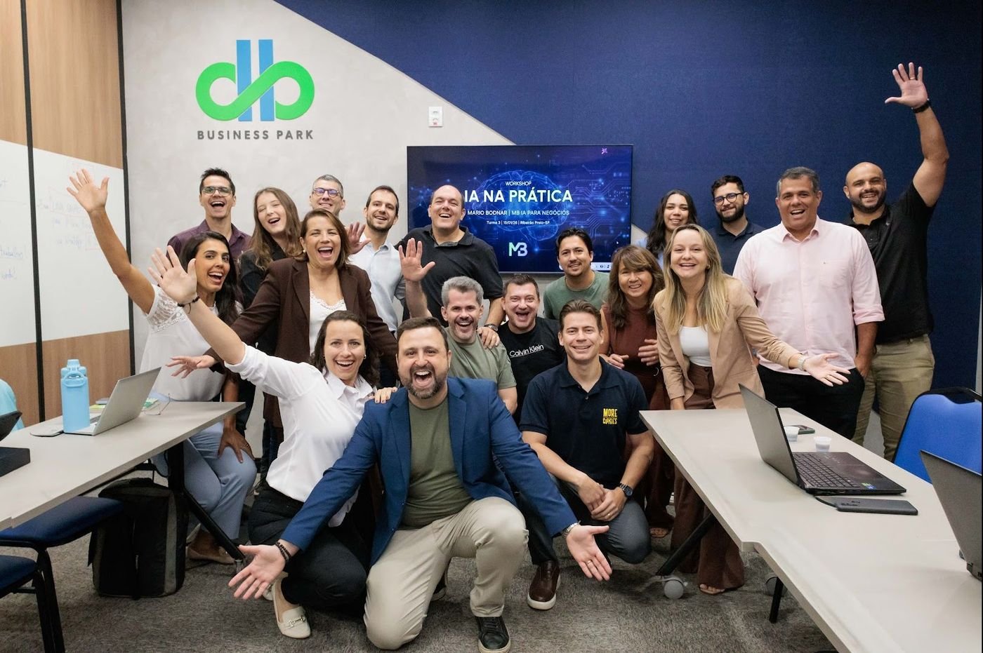 Turma do workshop IA na Prática com Mario Bodnar